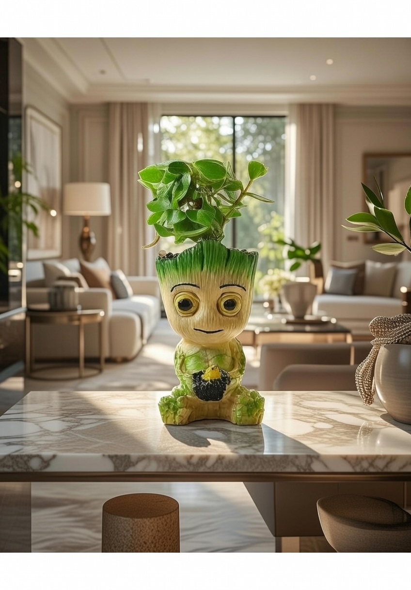 Groot O No Planter Statue