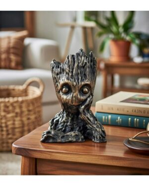 Groot Thinking Gold Planter Statue