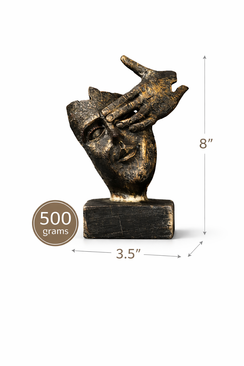 Kata Aankh Band Abstract Face Statue