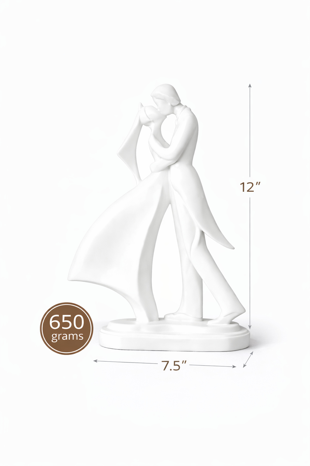 Kissing Couple Statue