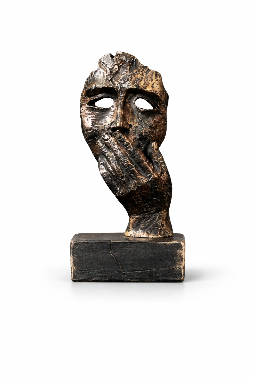 Kata Face Muh Band Abstract Face Statue