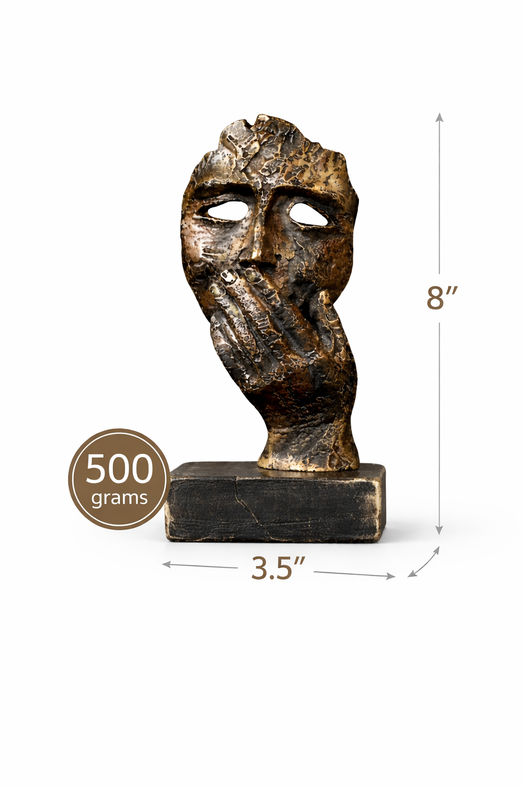 Kata Face Muh Band Abstract Face Statue