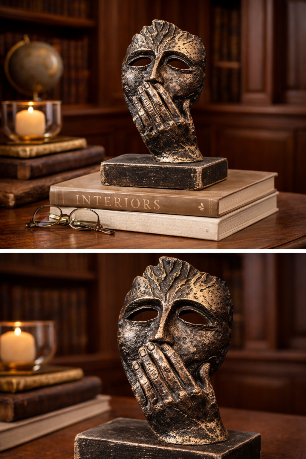 Kata Face Muh Band Abstract Face Statue