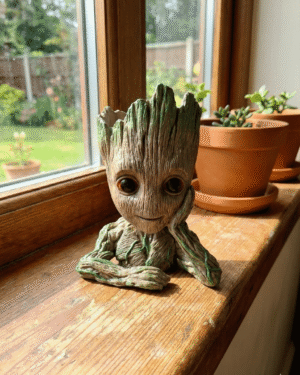 Groot Thinking Planter Statue