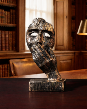 Kata Face Muh Band Abstract Face Statue